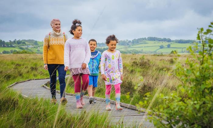 The boardwalk is great for children and pushchairs